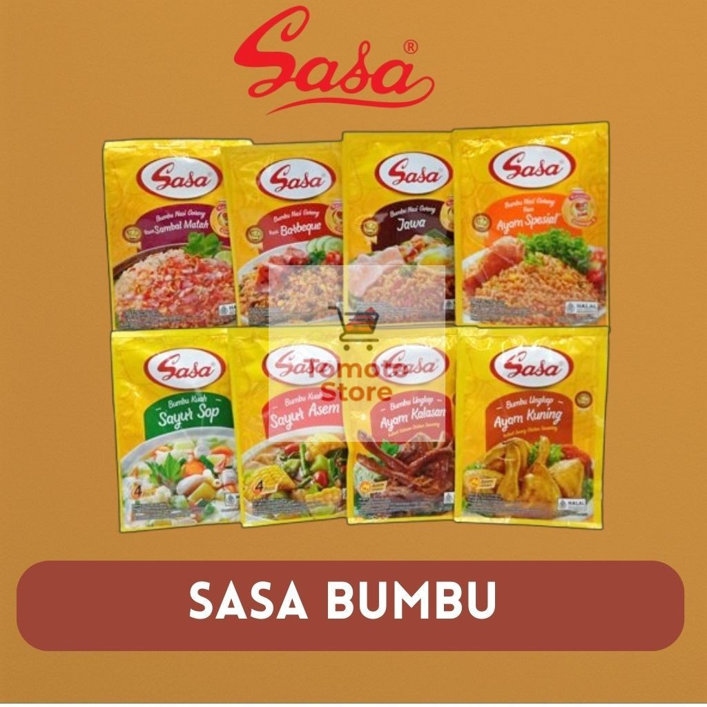 

✨ TOMOTOSTORE ✨ SASA Bumbu Masakan Instant Nasi Goreng | Bumbu Ayam | Bumbu Kuah Khas Indonesia