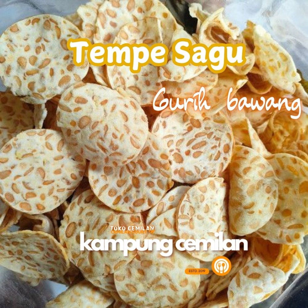 

KERIPIK KRIPIK TEMPE SAGU CRISPY - 250 GRAM