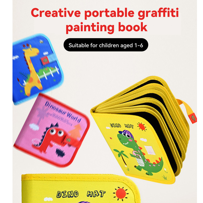 

Papan Gambar Anak-anak Menulis Buku Lukisan Buku Mewarnai Kartun Guache Rumah Multi-fungsi Grafiti Lukisan Papan Sekolah Perlengkapan Kantor