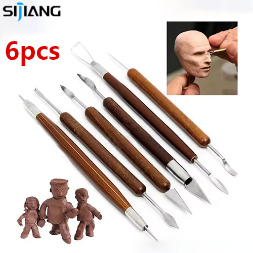 

SIJIANG Alat Ukir / Pahat Seni Patung / Pot Tanah Liat Polimer / Keramik / Cake Frosting Sculpting/