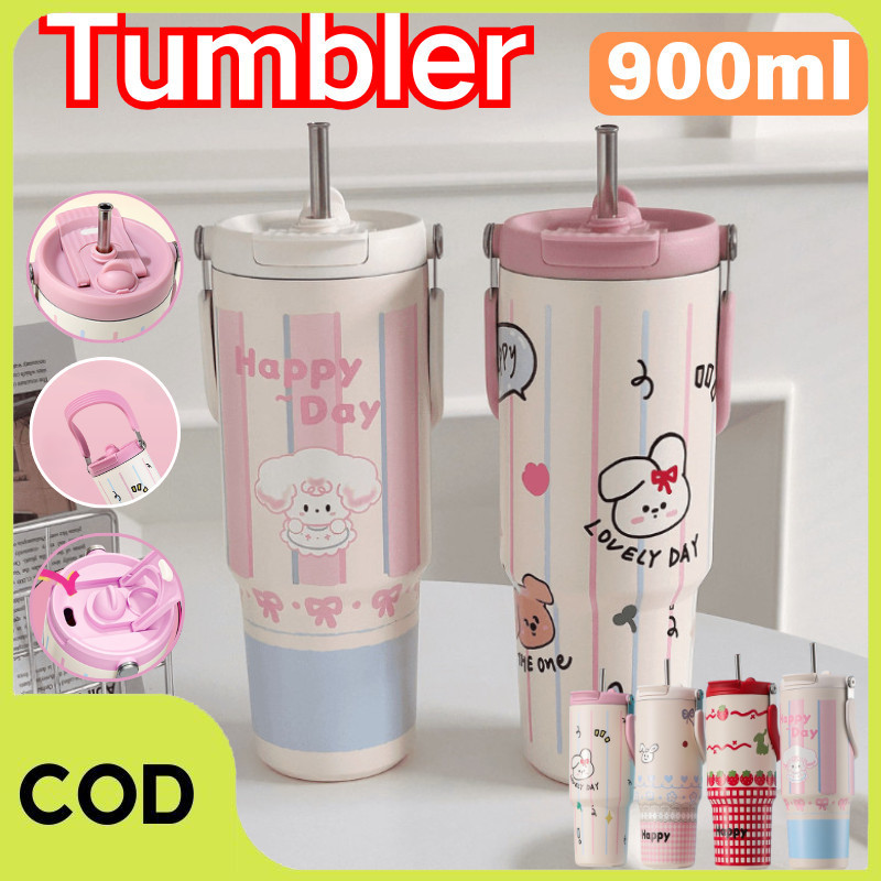 [COD] Tumbler 900ML Botol Minum Tumbler Stainless Stainless Steel 316 Tumbler Premium Quality Dengan
