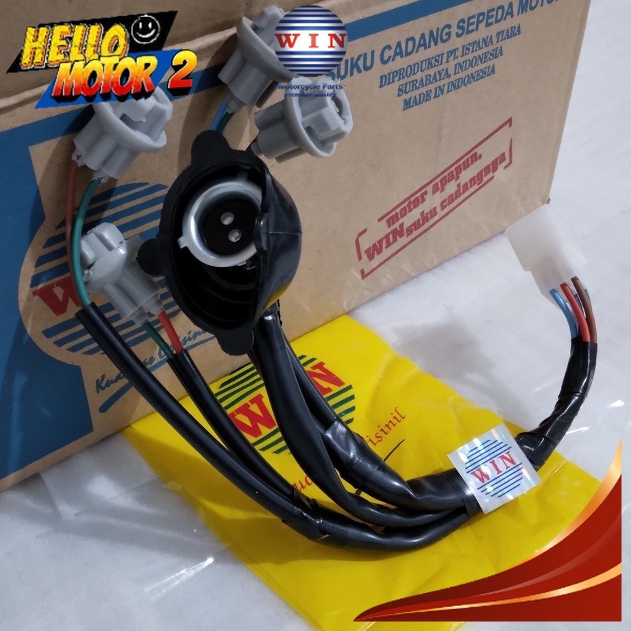 Fitting Lampu Absolute Revo 110 2009 2010 2011 2012 2013 WIN | cop fiting piting peteng motor honda 