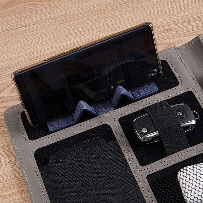 

PU Leather Padfolio Planner Binder Professional PU Leather Notepad Business Card Holder Included Padfolio For Documents