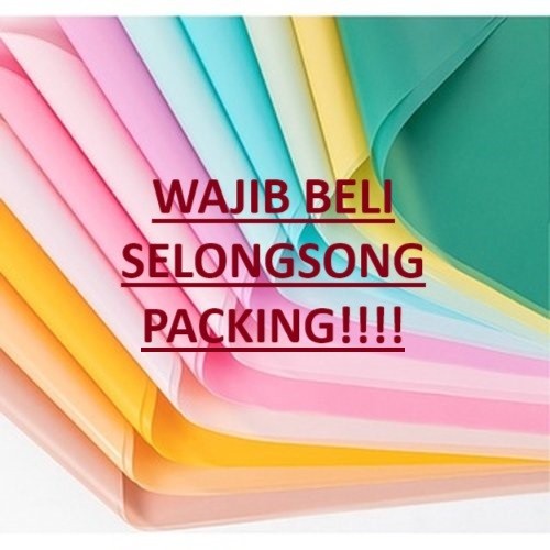 

PROMO![20 lembar] Plain soft cellophane /Flower wrap /kertas bunga / Pastel Color / Buket BungaREADY