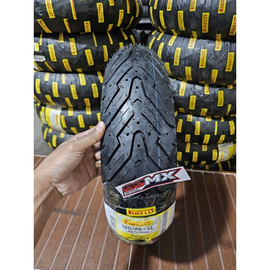 MF99 PROMO BAN PIRELLI 120/70-13 ANGEL SCOOTER 120 70 RING 13 BARU STOK LAMA AMAN NO MINUS UNTUK NMA
