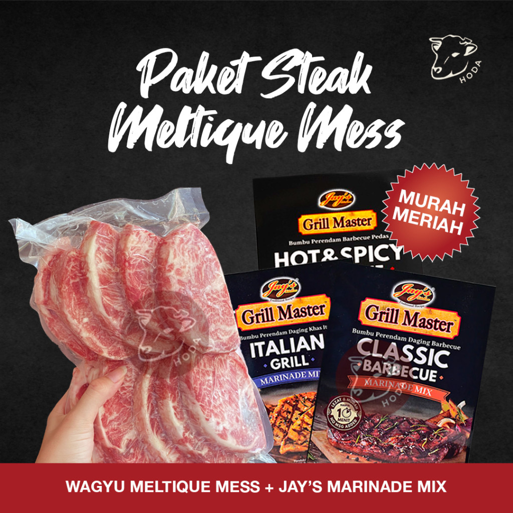 

Paket Steak Meltique Mess + Bumbu Jay's Grill Master