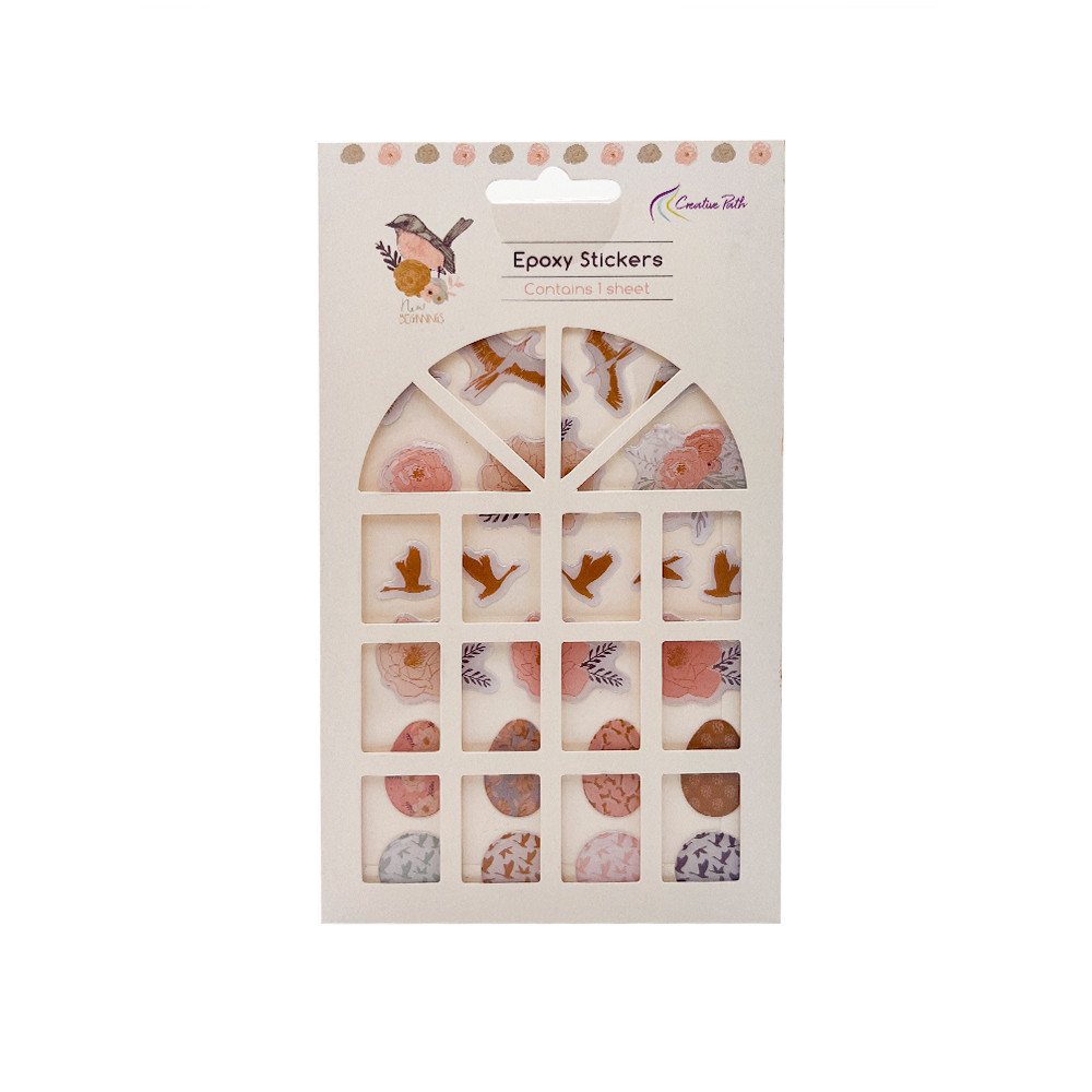 

Creative Path Epoxy Resin Stickers Self Adhesive DIY Crafts Embellishments For Scrapbooking Cardmaking Accessories Decorations