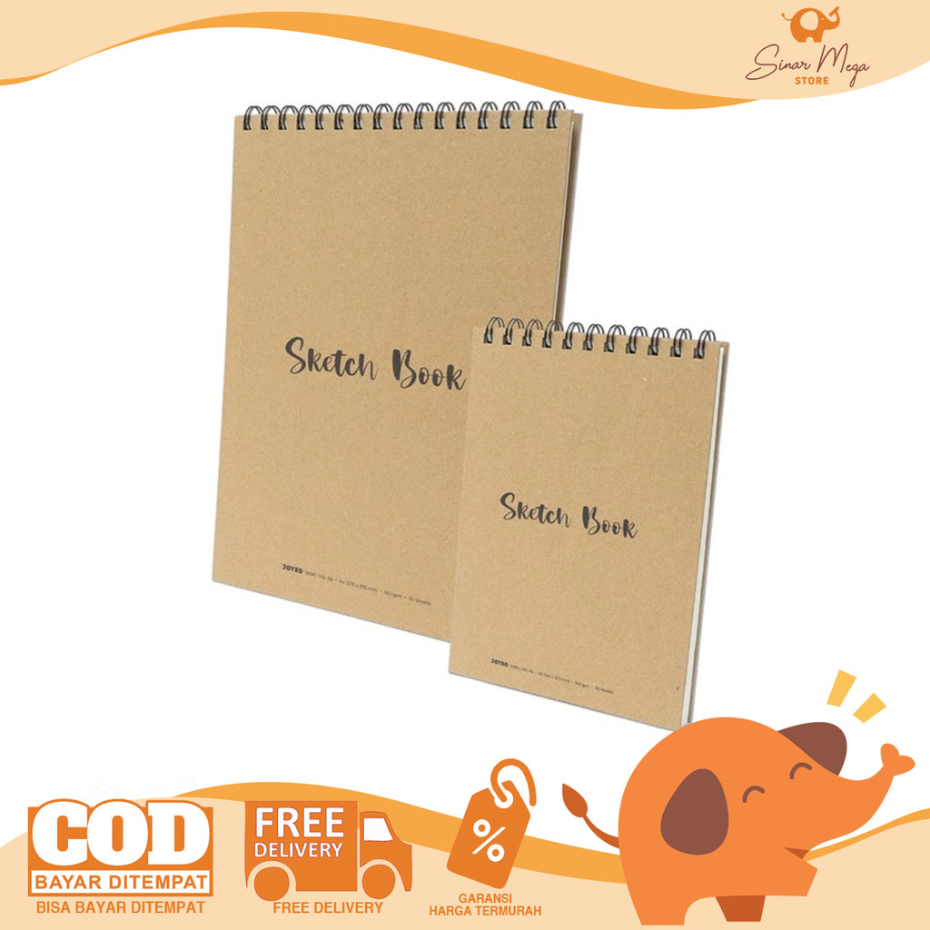 

JOYKO Sketch Book SKBK-745 / Buku Sketsa Gambar Spiral Isi 30 Lembar 140 gsm Murah