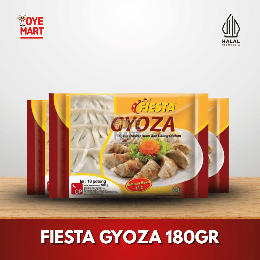

FIESTA GYOZA 180GR /PANGSIT UDANG DAN AYAM