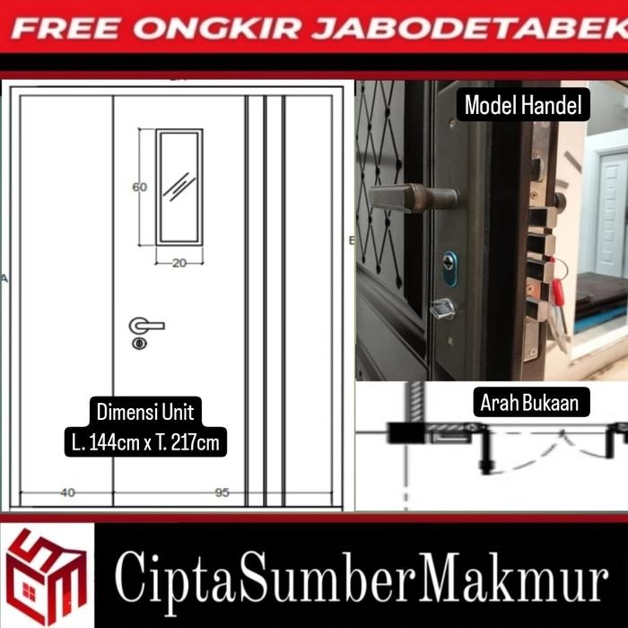 

PO STEEL DOOR BP. ALIT ARDIYASA (6 UNIT PINTU STEEL DOOR)