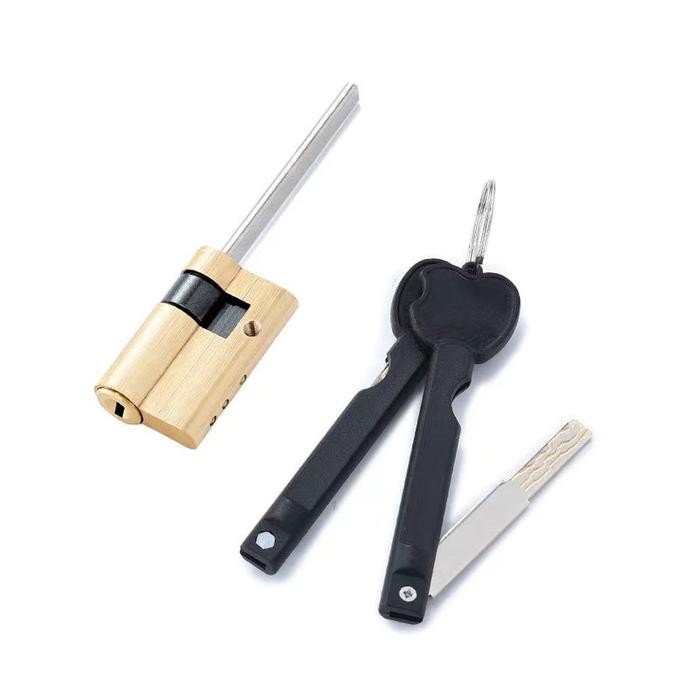 

Brass Lock Cylinder for Automatic Smart Door Lock ,With tail,C-Class