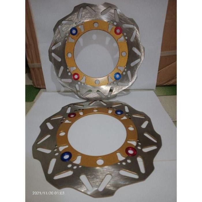Piringan cakram pcx standar set depan belakang  pcx lokal pcx 150 monel - Pcx 150/lokal