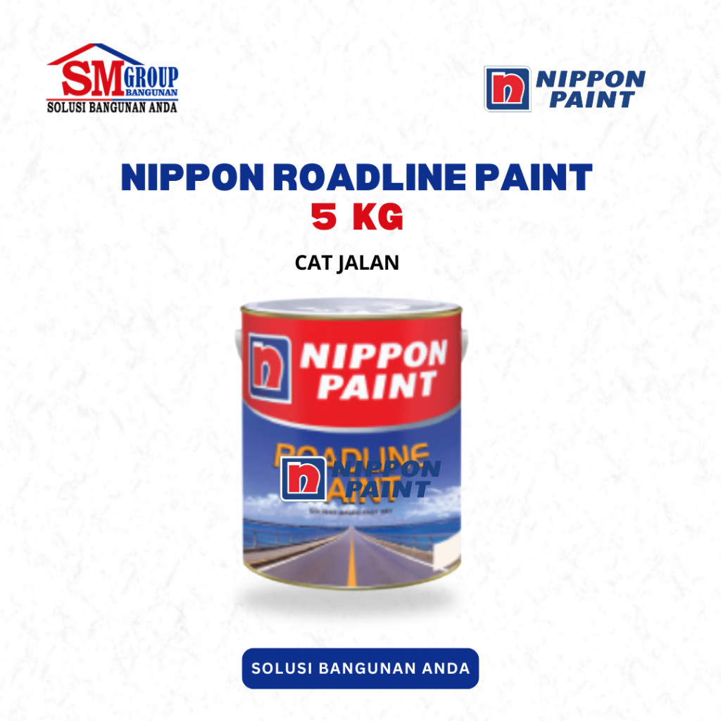 NIPPON ROADLINE PAINT 5KG (5 LITER) / CAT JALAN NIPPON ROADLINE PAINT 5KG