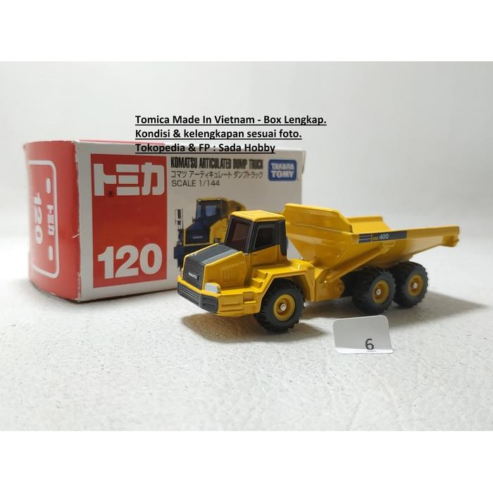 TS08 Tomica No 120 Komatsu Articulated Dump Truck Box 2ND