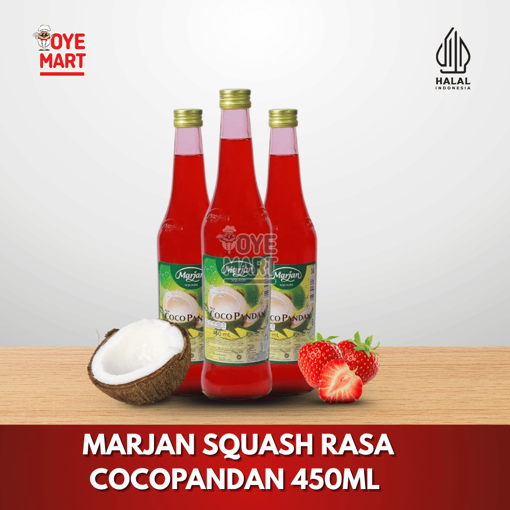 

MARJAN SQUASH RASA COCOPANDAN 450ML