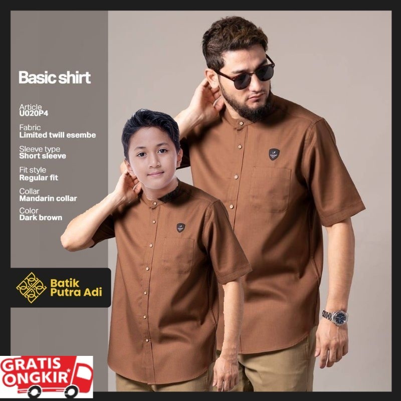 Batik Putra Adi - Baju koko kurta couple premium distro excellent quality lengan pendek ayah&anak | 