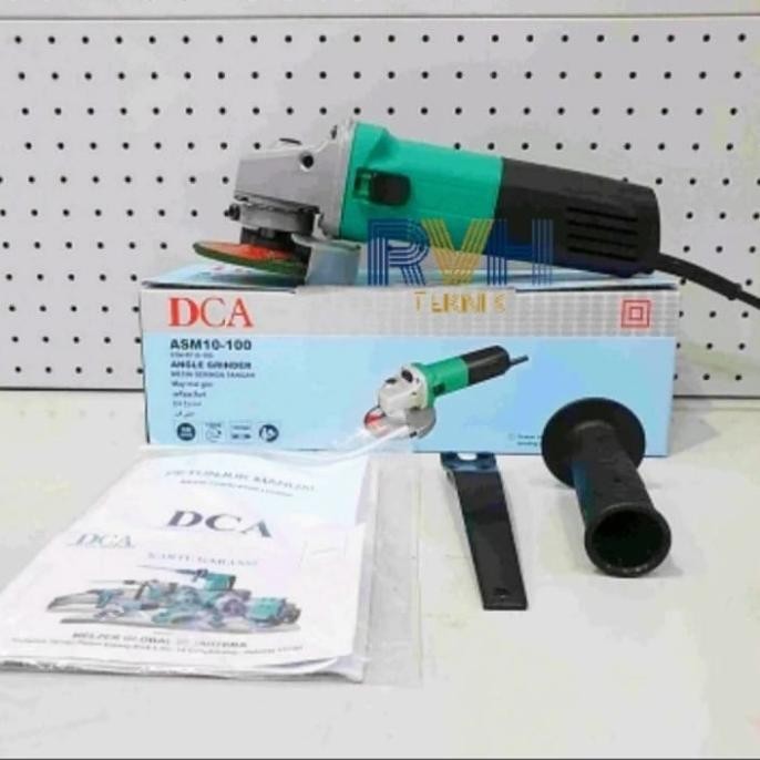 Mesin Gerinda Tangan DCA ASM10-100 Angle Grinder 4inch VARIABLE SPEED