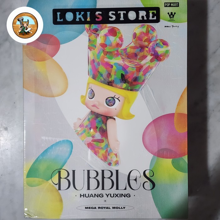 MEGA ROYAL MOLLY 400% Huang Yuxing-Bubbles Pop mart (Original)