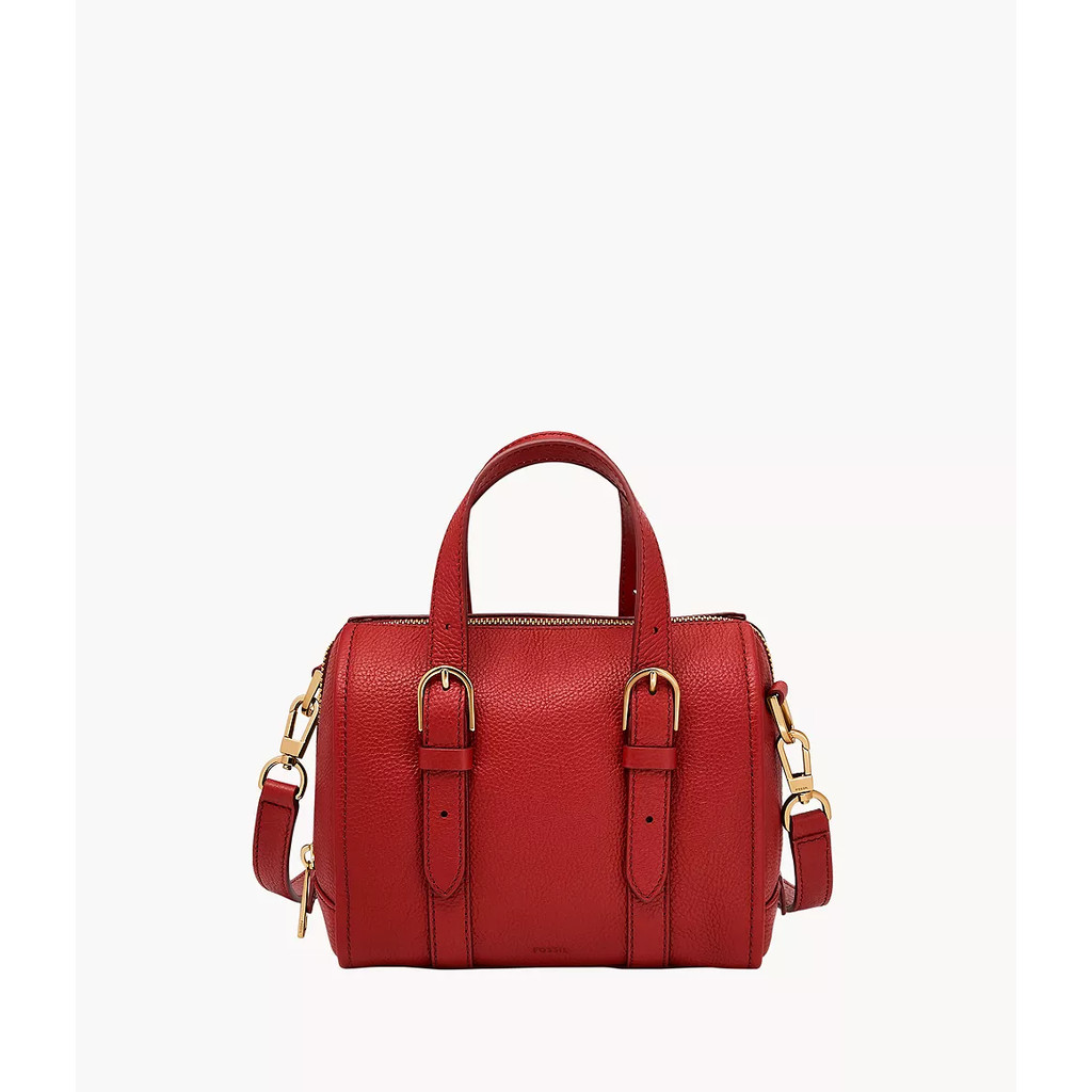 Fossil Carlie Leather Mini Satchel Garnet Tas Selempang Wanita ZB1856-611