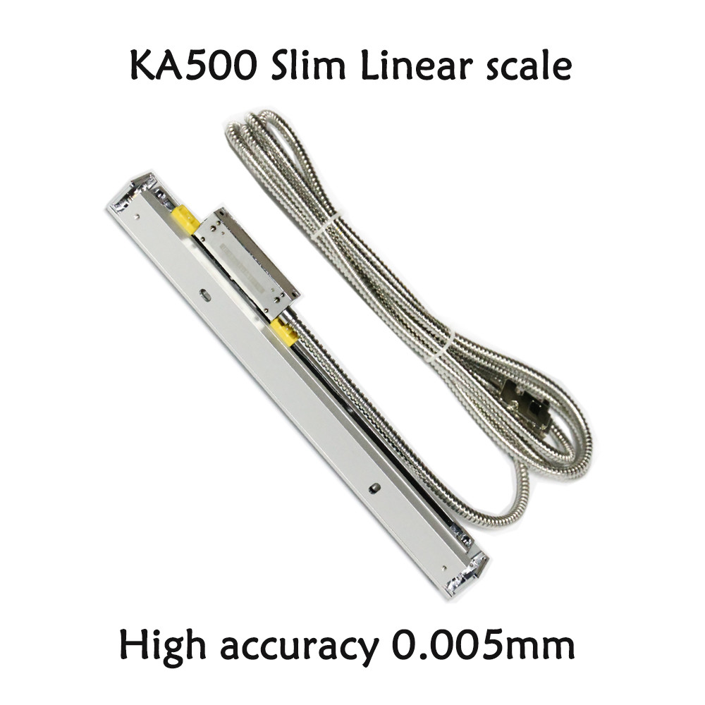 

Sino KA-500 70 120 170 220 270 320 370 420mm 5um 18mm*20mm Slim Linear Scale Original KA500 Thin Small Grating Ruler Encoder