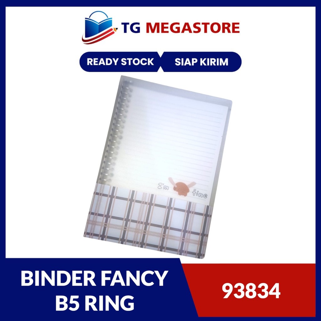 

Binder Note Fancy B5 Ring Besi 93834