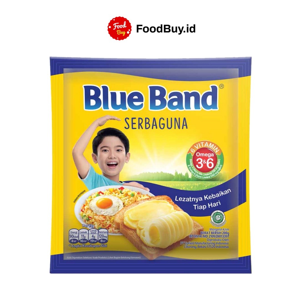 

Blue Band Margarin Serbaguna Sachet 200 gr