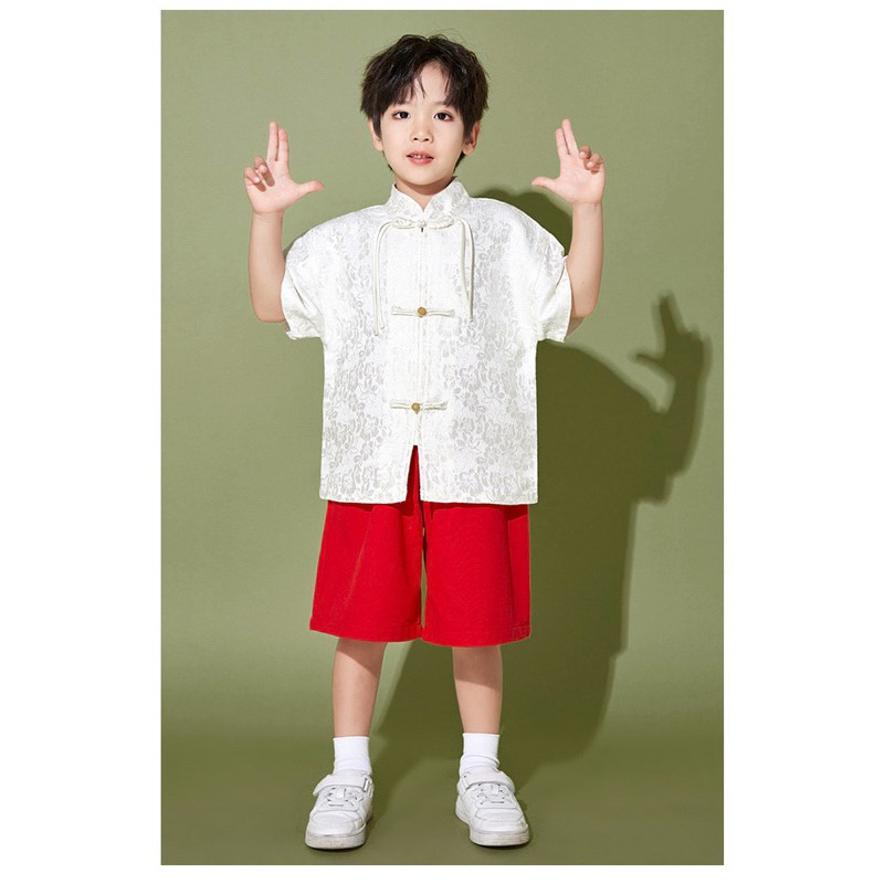 Ahwei Hanfu Set | Setelan Imlek Anak Laki Laki | Baju Imlek Anak Laki Laki | Setelan Hanfu Anak Laki