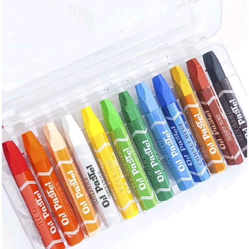 

Best Seller KRAYON OIL PASTEL 12 warna, Crayon anak DS-84