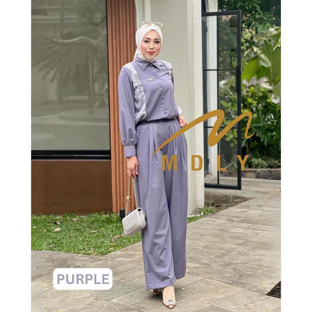 Danira Set by MDLY - One set Wanita Setelan Wanita Terbaru Setelan MDLY Setcel Wanita Setelan Rok Wa