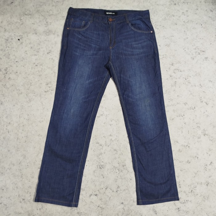 Celana panjang jeans denim fading HENUS JEANS