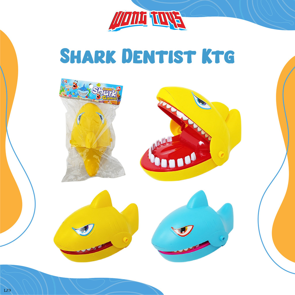 Shark Dentist Ktg (LZ9) - Mainan Hiu Gigit Crazy Shark Game