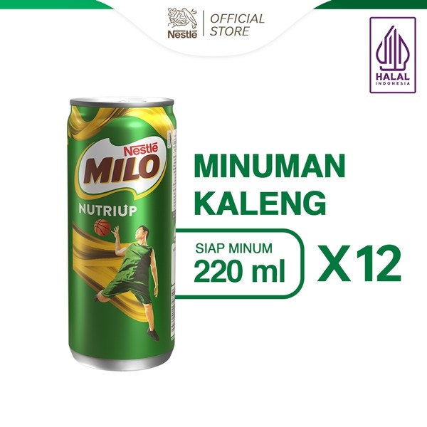 

MILO ACTIV-GO Nutri Up Kaleng 220ml x 12pcs