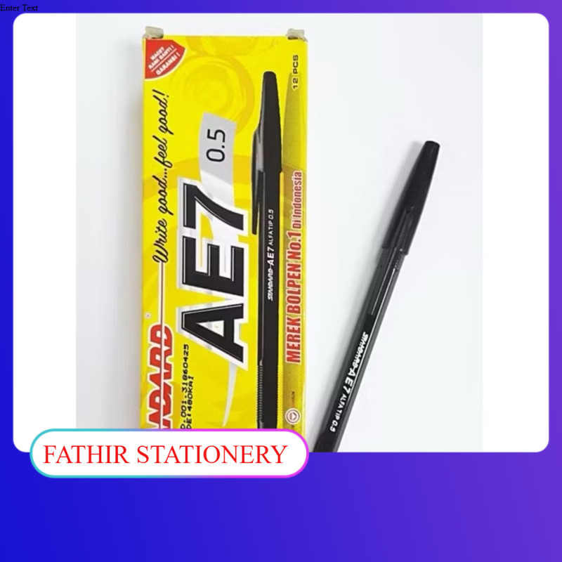 

Grosir Pulpen Standard AE7 - 12 Pack / 144 PCS