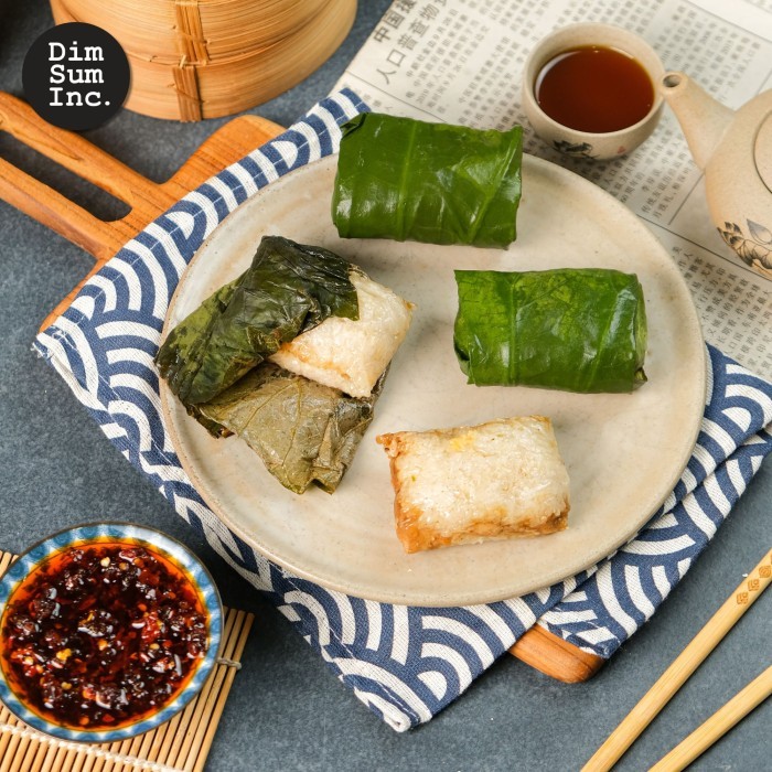 

Lo Mai Kai / Lo Mai Gai / Ketan Kukus Ayam Bungkus Daun Teratai Premium by Dimsum Inc