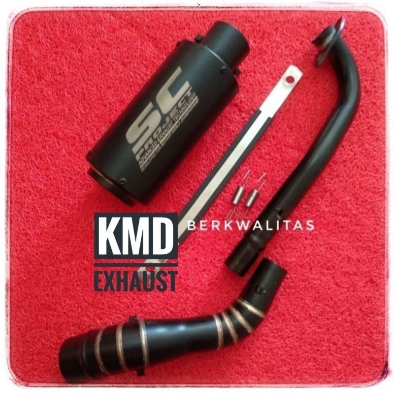 KNALPOT MUFFLER CBR150R EXCITER 150 MSLAZ R15 XSR155 XSR/155