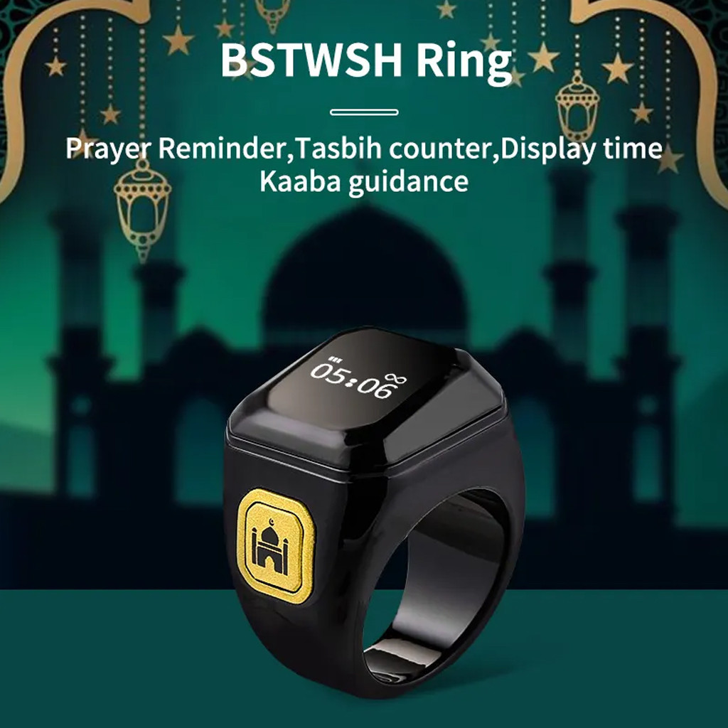 1step Zikr Ring Tasbih Digital Digital Tasbih Smart Zikr Ring Cincin Tasbih Digital R1076