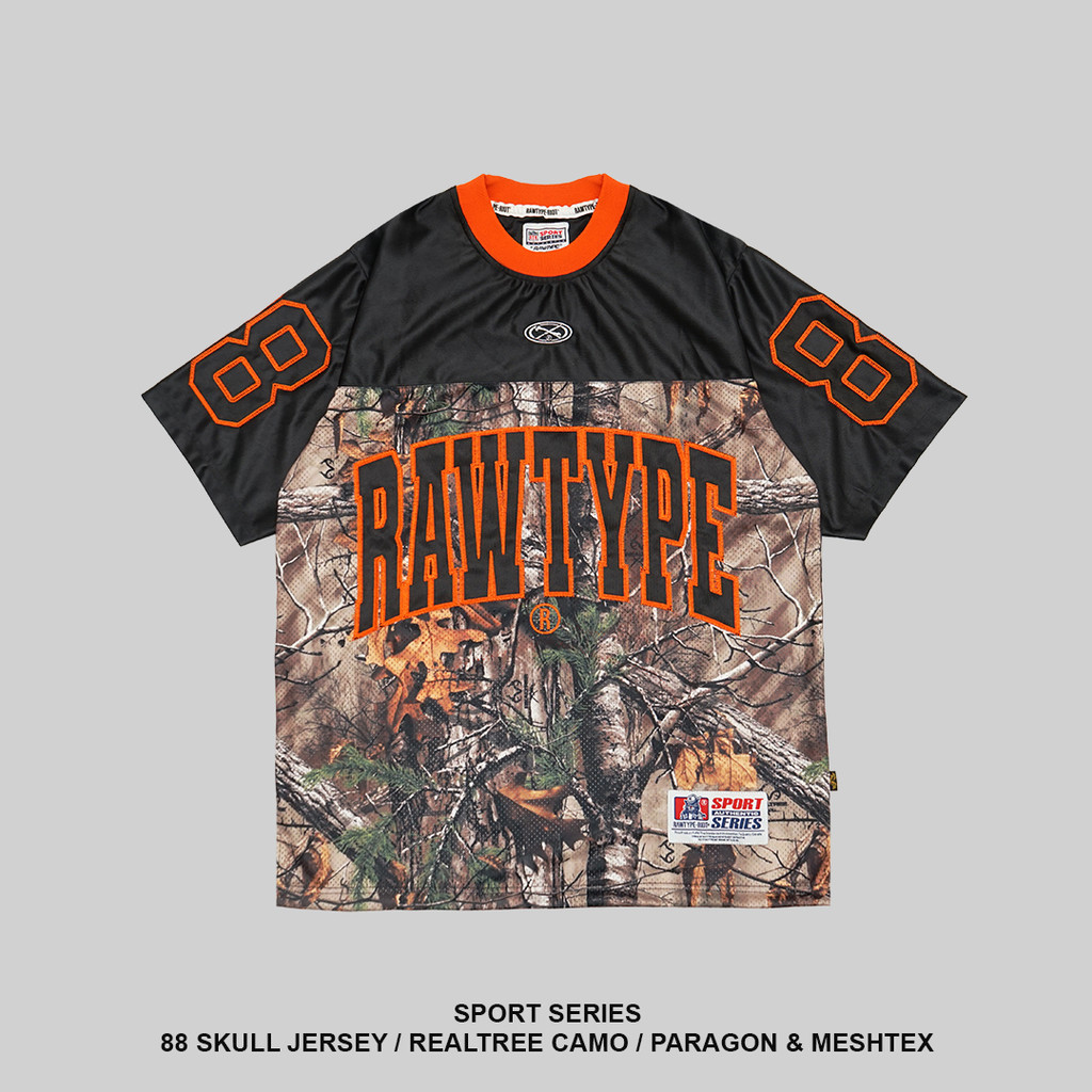 RAWTYPE RIOT 88 Skull Jersey - Real Tree