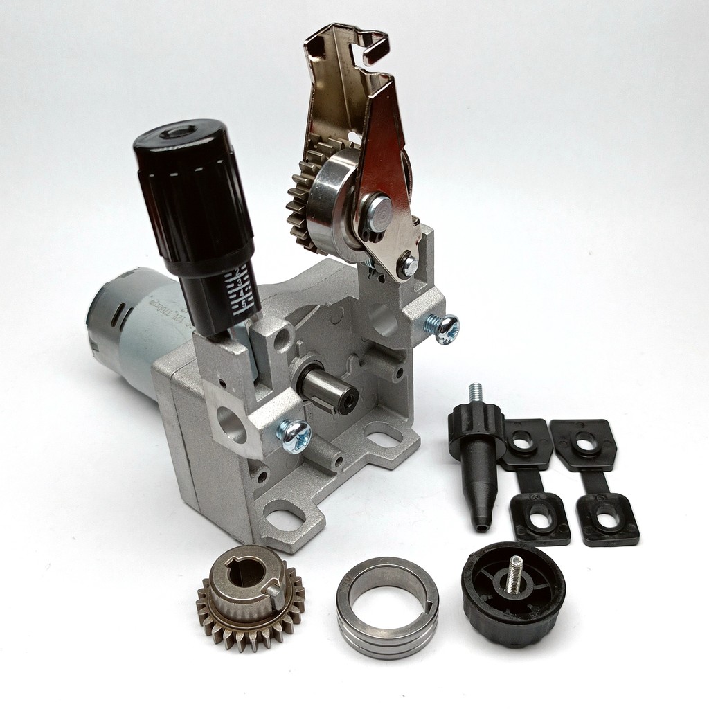 Geared DC 12V 24V 1.5A 40W Mig Welder Aluminium Steel Flux Cored Wire Feed Feeder Motor Frame Roller