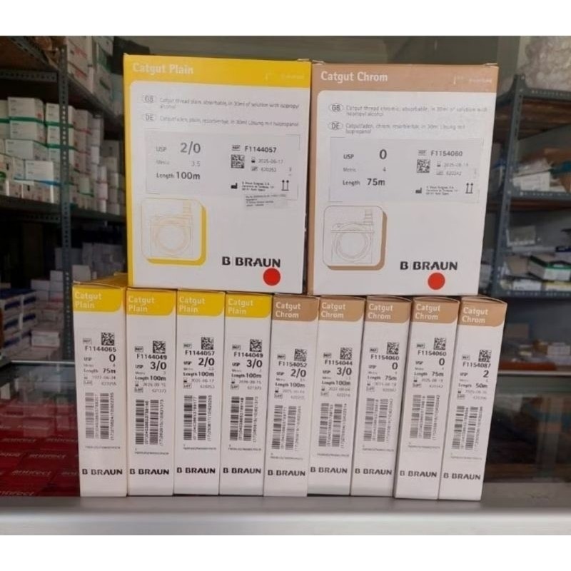 Benang Catgut Plain Roll 2/0 Bbraun/ Catgut Roll Plain 2/0 Bbraun
