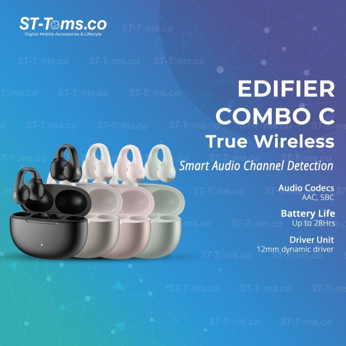 Edifier Comfo C Open-ear Clip On True Wireless TWS Bluetooth v5.4