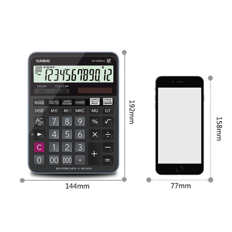 

mg Kalkulator Casio MJ 120D PLUS CHECK CORRECT Kalkulator Meja Check Correct 100% asli