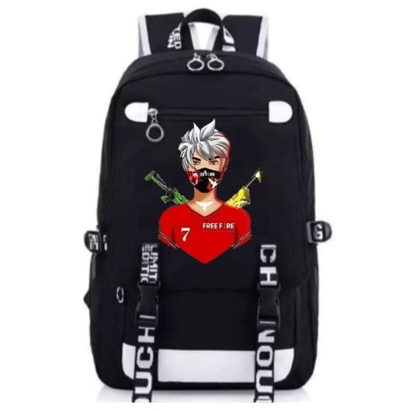 Tas Ransel Anak Laki Laki Perempuan Karakter FF Gaming Gambar ff Tas Anak SekolahSd Smp  Terbaru