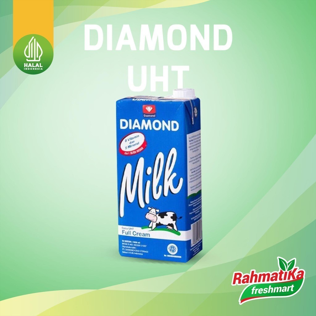 

Diamond Susu UHT Full Cream 1 Liter