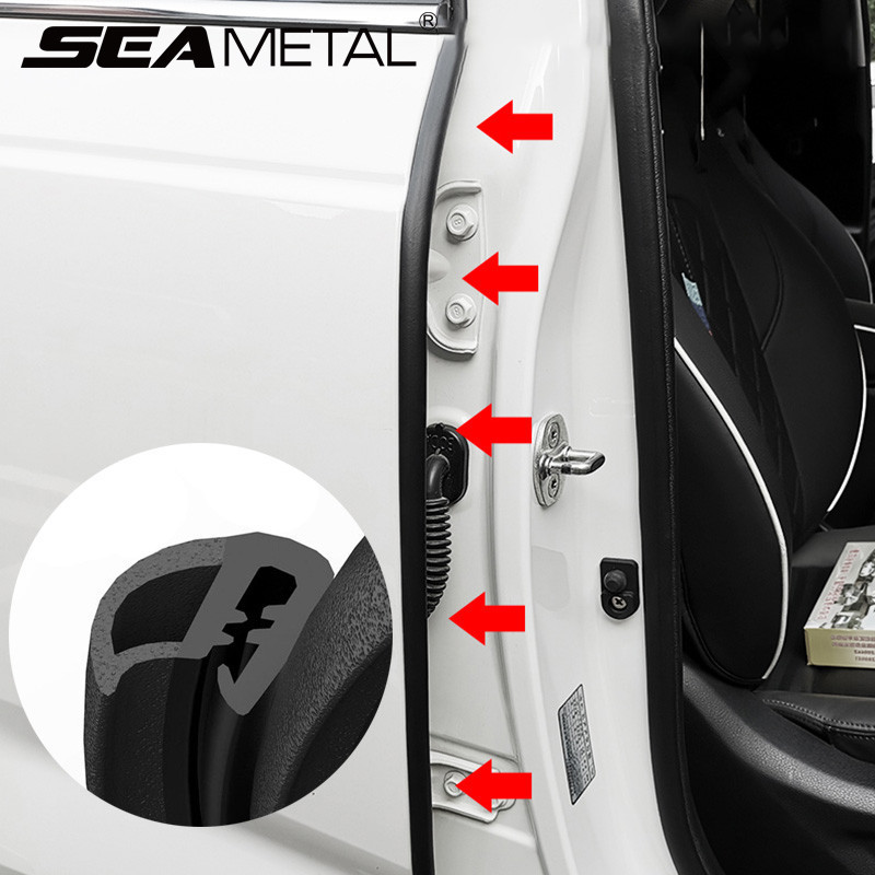 

- SEAMETAL Karet Pelindung Pintu Mobil Rubber Strip Soundproof 2M - SMT-2 -