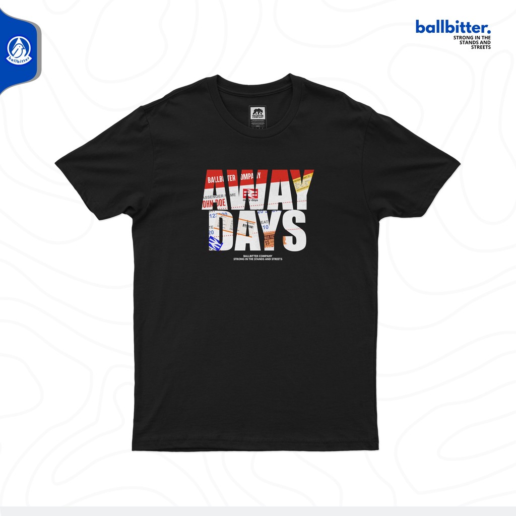 Ballbitter Kaos Casual Awaydays Foyage Black