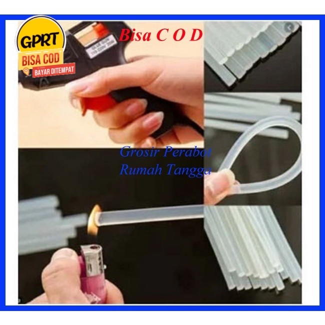 

GPRT Lem Lilin/Isi Lem Tembak Kecil/Refill Tembak Glue Gun - PUTIH BENING / PCS