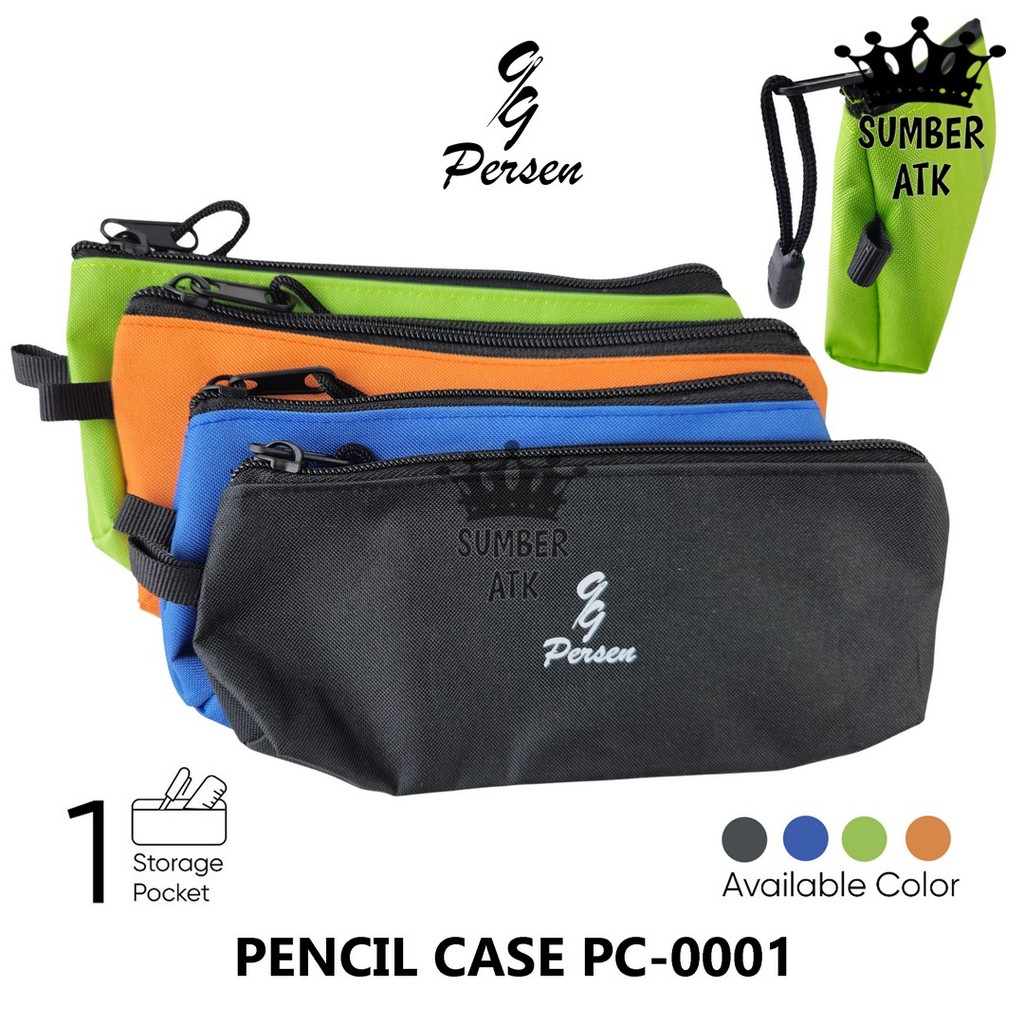 

Kotak Tempat Pensil Pencil Case PC-0001 Gepeng 99Persen Pencil Case Anak Cowok & Cewek