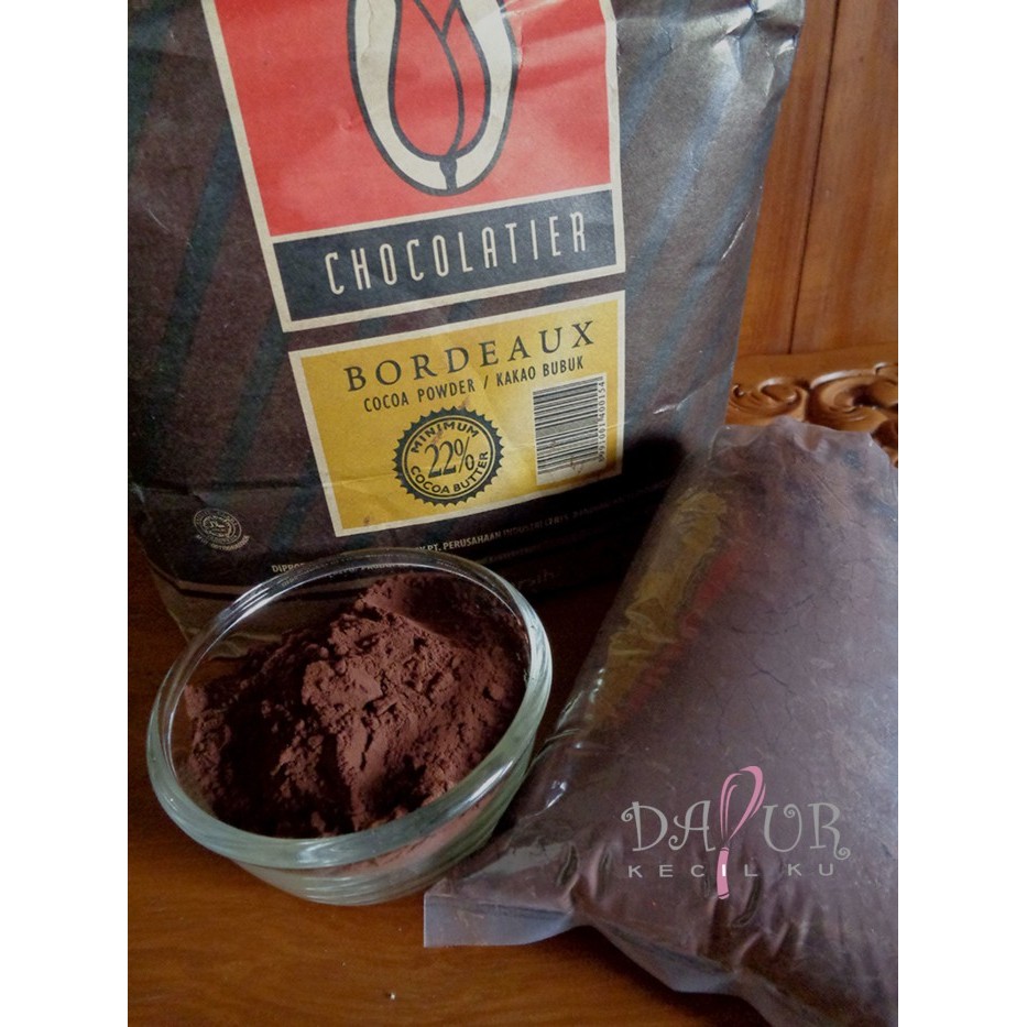 

Cokelat Bubuk Tulip Bordeaux 250 gr Repack / Pure Dark Cocoa Powder