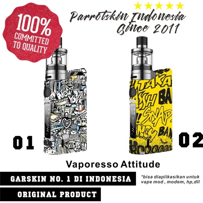 

Garskin skin esso Attitude typo art Bisa custom gambar