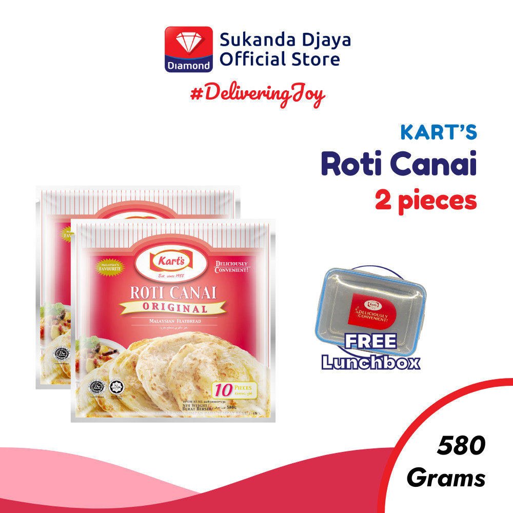 

Kart's Roti Canai 580 Gr ISI 2 [Free Lunch Box]
